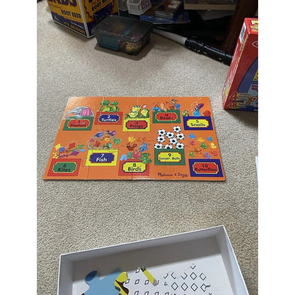 Melissa & Doug Beginning Skills Floor Puzzle 48 pc